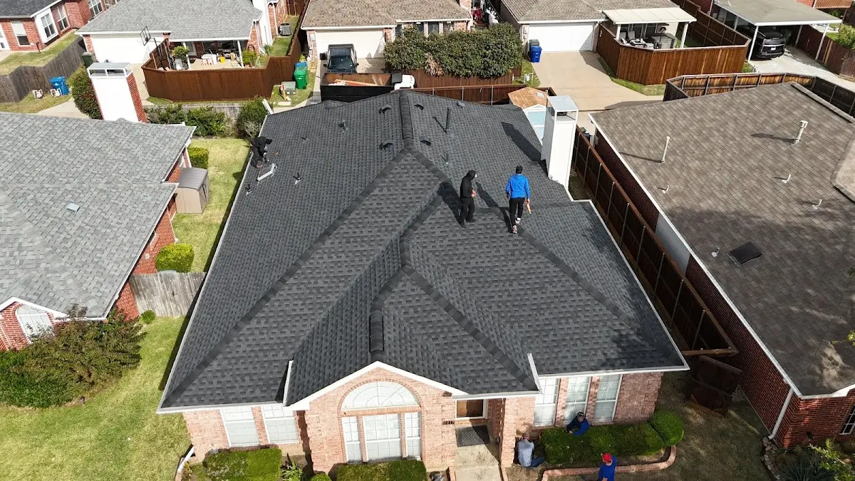 Commercial Roofing work in progress on a Griffith property